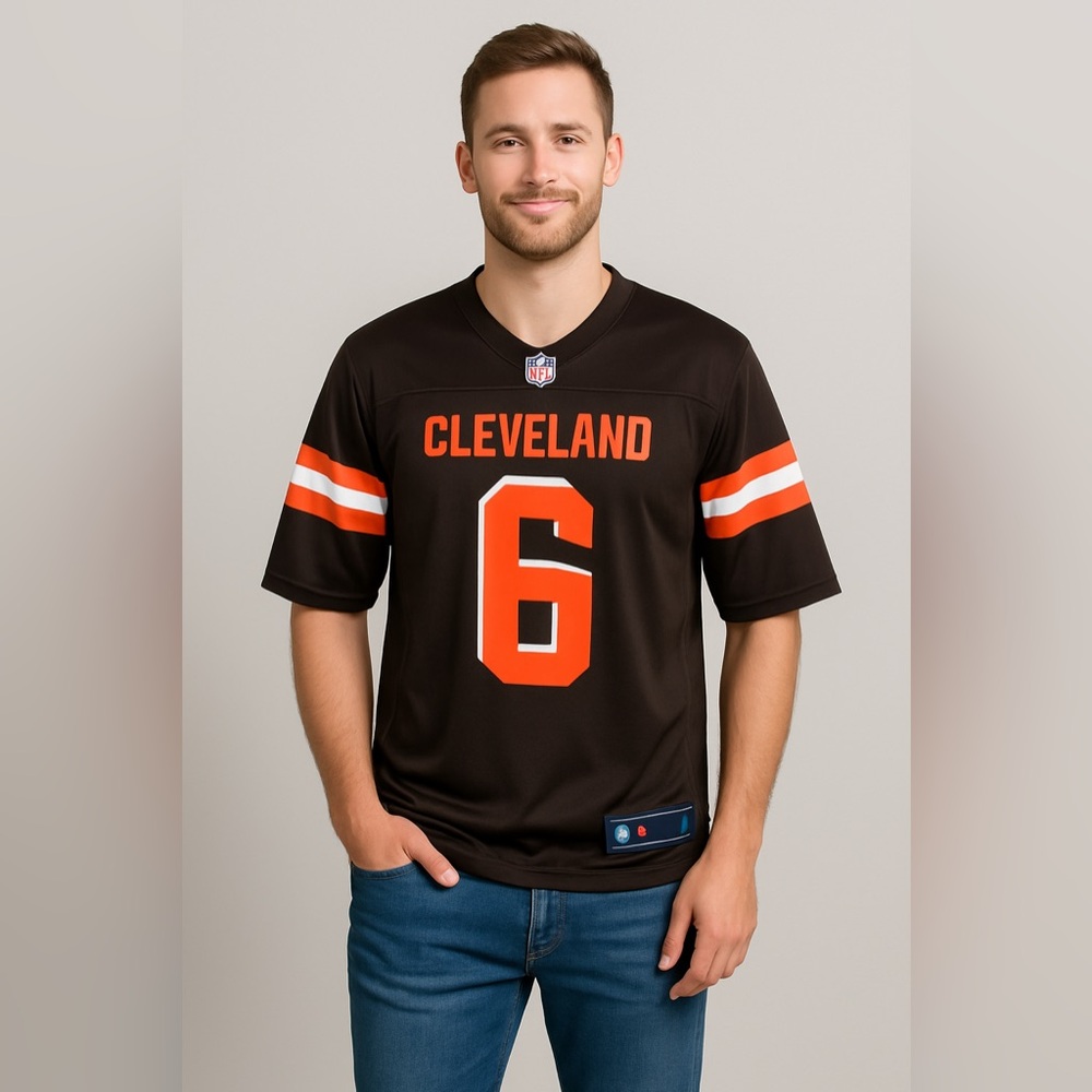 Cleveland Browns Baker Mayfield #6 NFL Pro Line Jersey Men’s Large